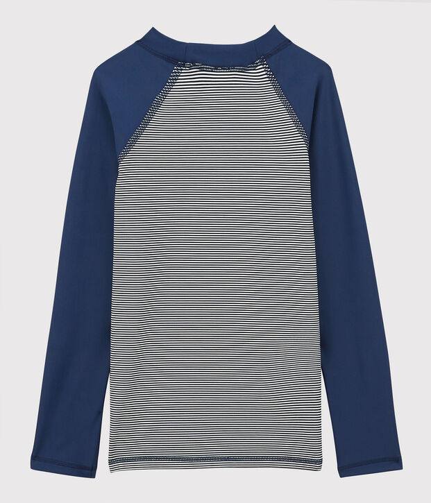 Children's Unisex UV-Proof Recycled T-shirt blue/white