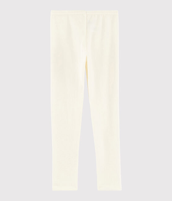 Unisex Plain Wool/Cotton Leggings ECRU grey