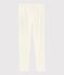 Unisex Plain Wool/Cotton Leggings ECRU grey
