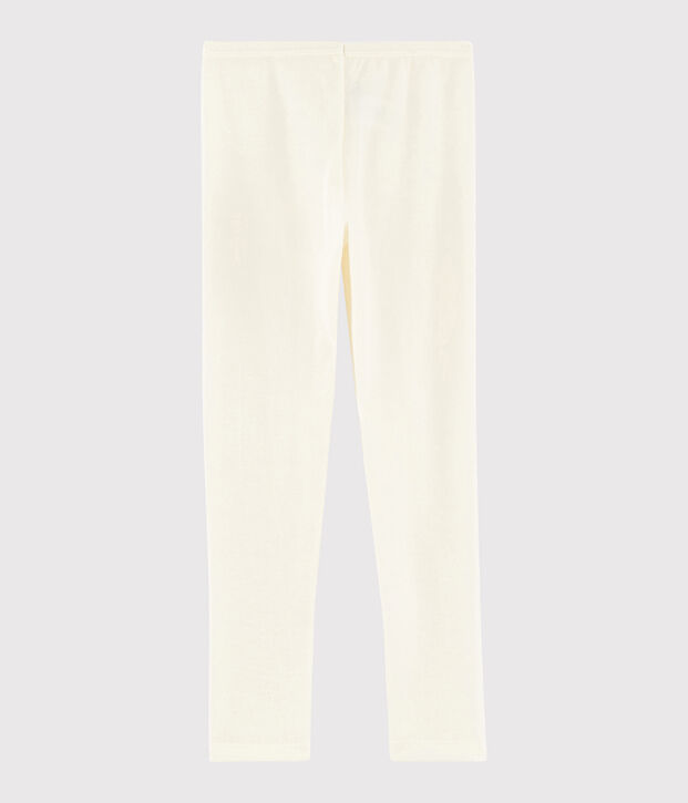 Unisex Plain Wool/Cotton Leggings beige