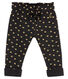 Baby girl's trousers with gold polka dot print