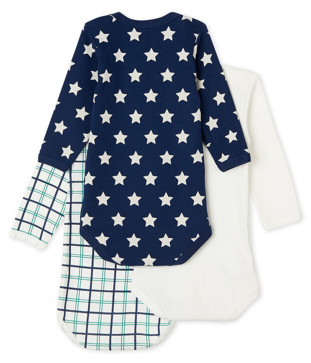 Baby Boys' Long-Sleeved Bodysuit - 3-Piece Set multicolor