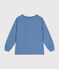 Little boys' long-sleeved T-shirt in fine jersey BEACH blue