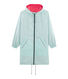 Women's reversible long windbreaker