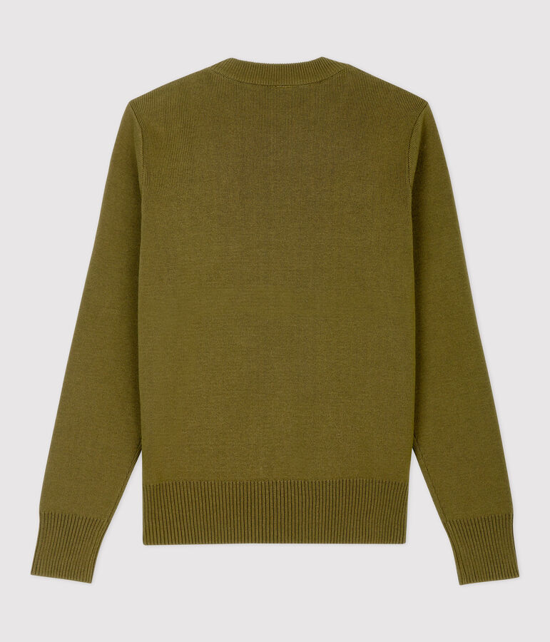 Women's Navy Cotton Jumper MILITARY green