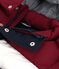 Children's plain colourblock puffer jacket SMOKING blue/MULTICO white