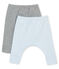 Unisex baby's set of two leggings in plain brushed soft cotton variante 1