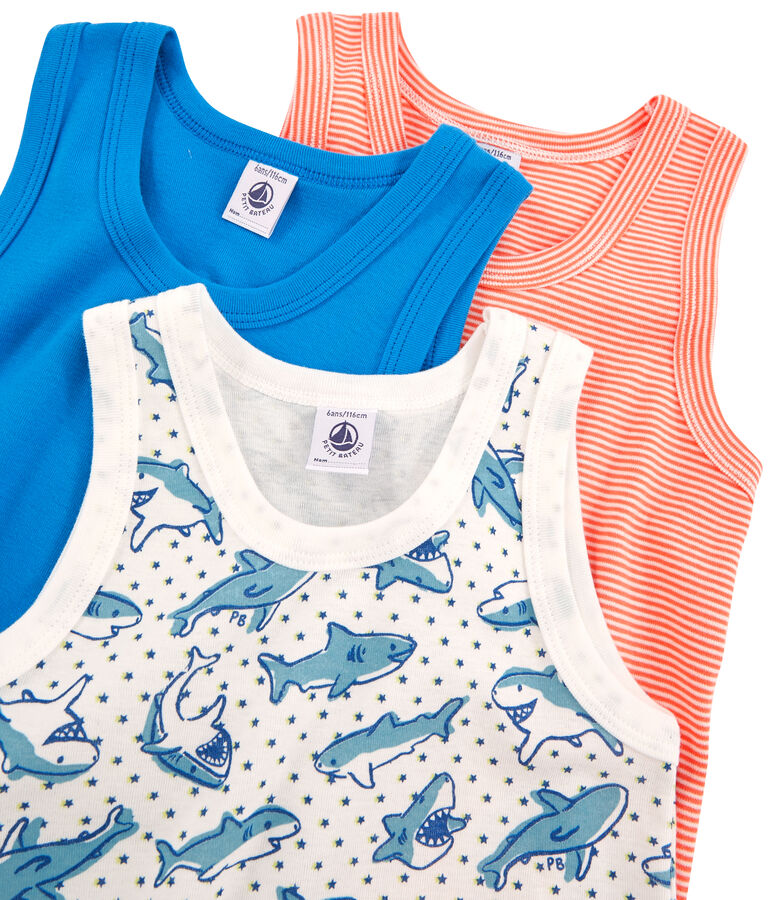 Boys' Vests - 3-Piece Set multicolor