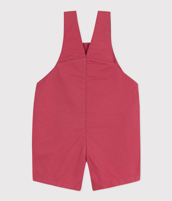Babies' Serge Dungaree Shorts PAPI pink