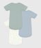 Pack of babies' short sleeved printed cotton bodies multicolor