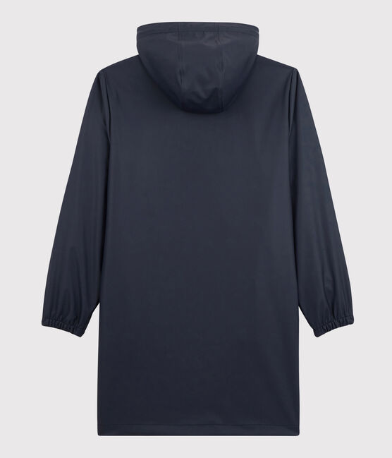 Unisex Long Light Recycled Fabric Raincoat SMOKING blue