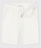 Boys' Linen Bermuda Shorts ECUME white