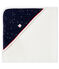 Baby boy's print bath towel in a box SMOKING blue/MULTICO white