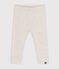 Babies' cotton leggings MONTELIMAR CHINE beige