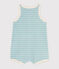 Babies' Striped Terry Playsuit MIMI /AVALANCHE