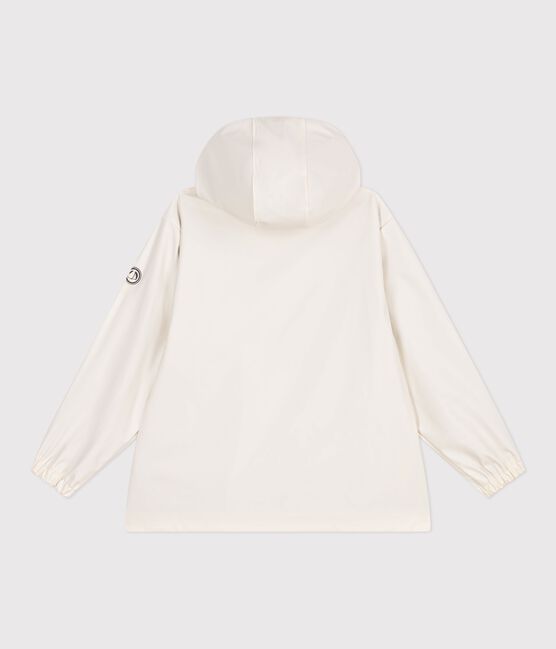 Women's short raincoat MILK Ecru