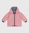Babies' plain puffer jacket CHARME pink