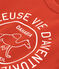 Boys' Short-Sleeved Cotton T-Shirt HARISSA red
