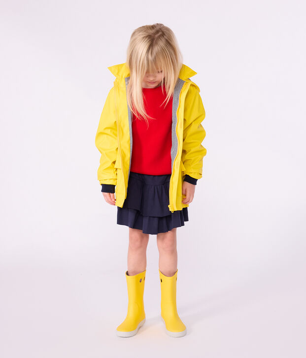 Children's unisex iconic raincoat yellow