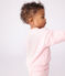 Babies' Petit Bateau embroidered cotton sweatshirt JOLI pink