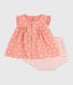 Newborn babies' two-piece sun print cotton set