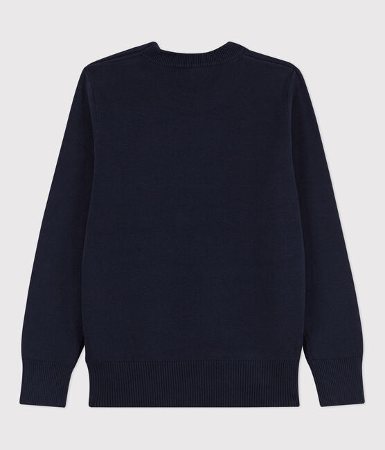 Women's Iconic Striped Cotton Jumper SMOKING blue