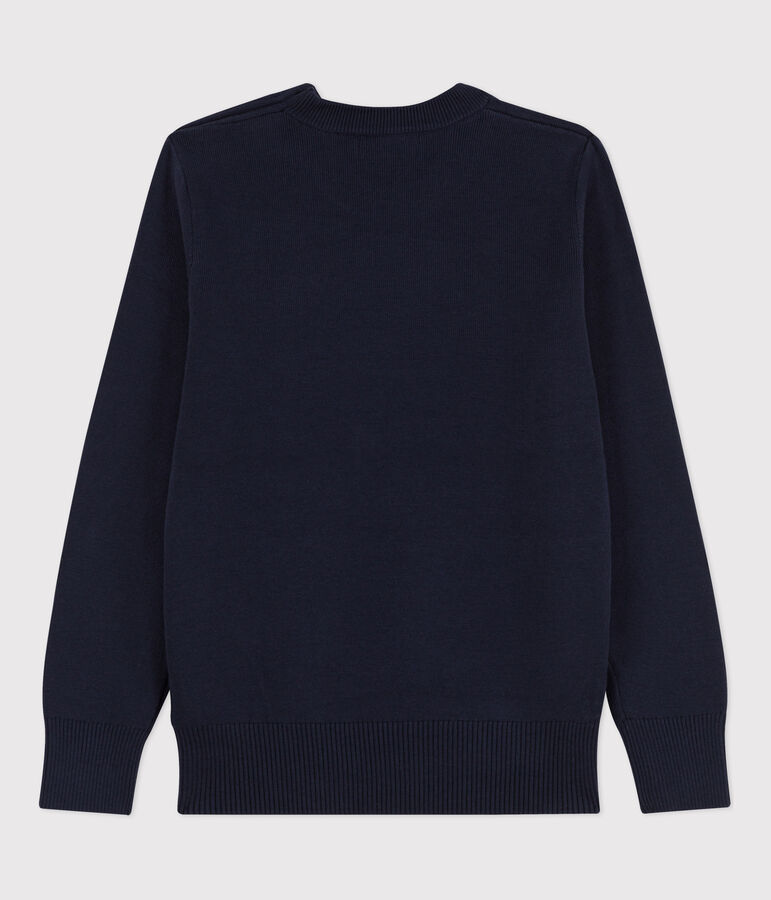 Women's Iconic Striped Cotton Jumper blue