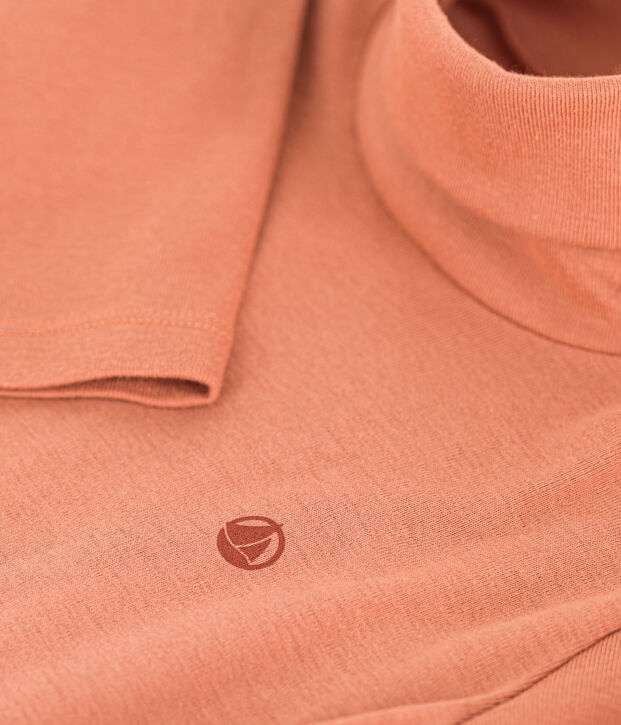 Unisex Children's Cotton Polo Neck pink