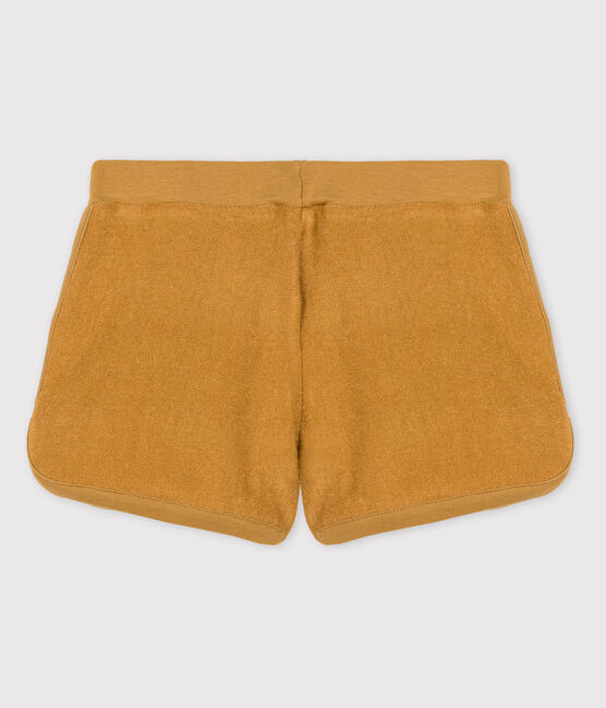 Girl's Terry Towelling Shorts ISTRE yellow