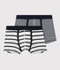 Boys' Striped Boxer Shorts - 2-Pack