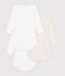 Lot de bodies manches longues en coton multicolor