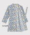 Children's Unisex Fleece Dressing Gown MARSHMALLOW /POLOCHON /MULTICO