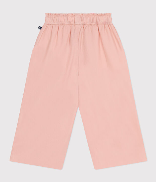 Girls' Cotton Twill Trousers pink
