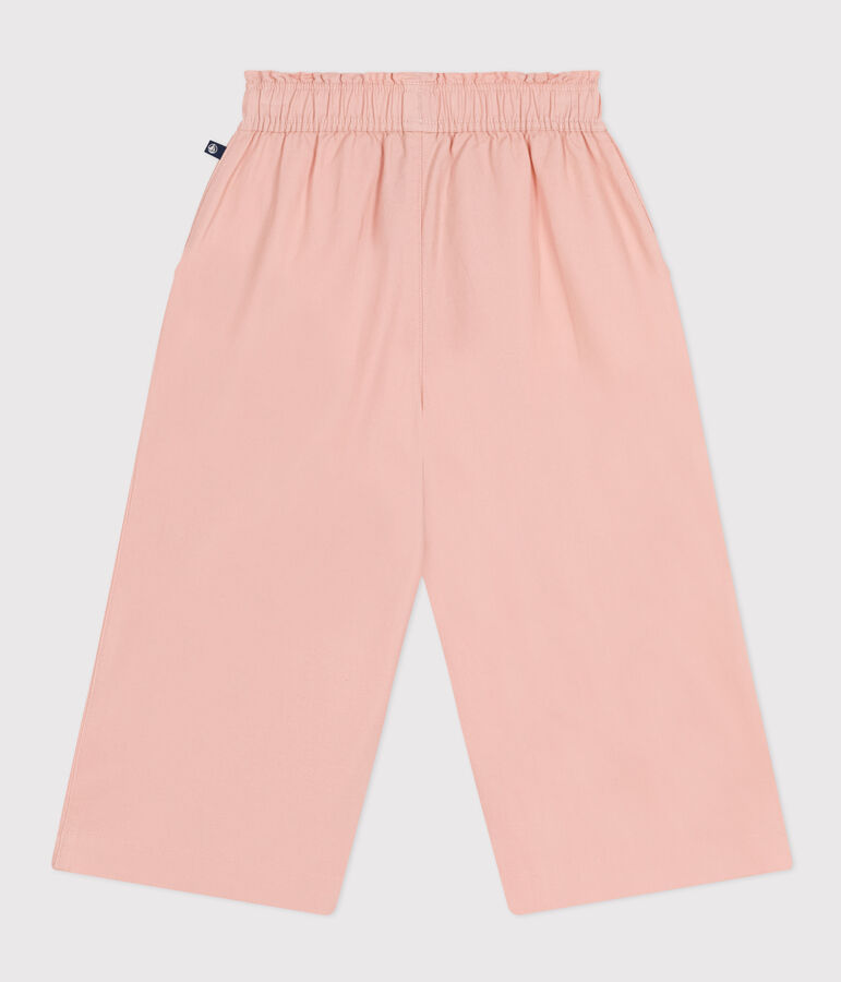 Girls' Cotton Twill Trousers pink