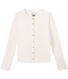 Women's extra-fine tube knit cardigan
