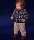 Babies' knitted cardigan with a wool content