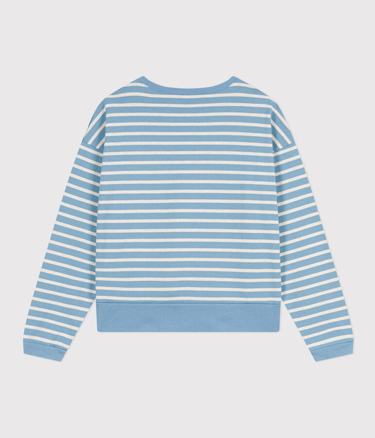 Women's Cotton Breton Sweatshirt AZUL /MONTELIMAR