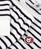 Children's stripy cotton terry pyjamas MILK blue/SOIR