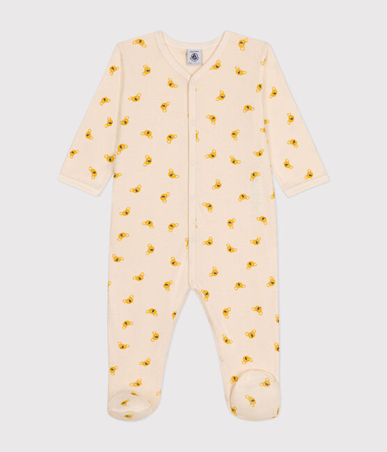 Babies' Koala Patterned Cotton Pyjamas MARSHMALLOW white/MULTICO white