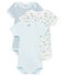 Baby Boys' Short-Sleeved Bodysuit - Set of 3 variante 1