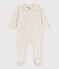 Babies' Starry Velour Sleepsuit MONTELIMAR /DUCKY