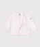 Babies' cardigan in thick cotton with a star motif BARELY