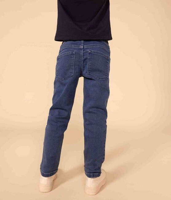 Boys' Regular Denim Trousers BLEU DELAVE blue