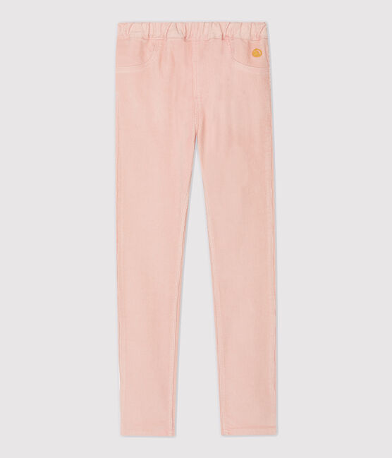 Girls' Slim-Fit Corduroy Trousers MINOIS pink