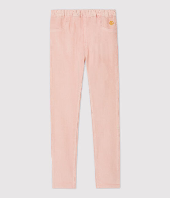 Girls' Slim-Fit Corduroy Trousers MINOIS pink