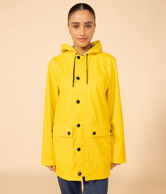 Iconic Recycled Fabric and Organic Cotton Raincoat JAUNE yellow