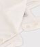 Babies' Linen Dungaree Shorts ECUME white