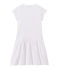 Girl's heart print nightshirt ECUME white/ROSE pink