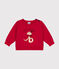 Babies' fleece sweatshirt CORRIDA red