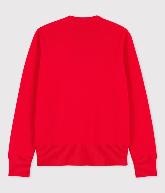 Women's Navy Cotton Jumper PEPS red